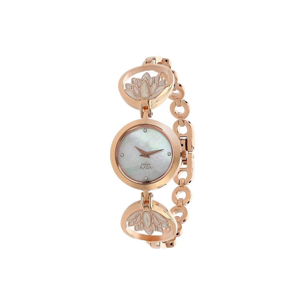 Titan Raga Aurora Analog Beige Dial Women's Watch NM2540WM05/NN2540WM05/NP2540WM05