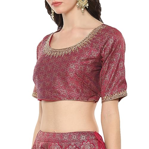 BIBA Women Cotton Blend Meganta Poly Dupion Straight Readymade Kurta Set (Skdasrtd8935Aw23Mgt_Purple_Large)