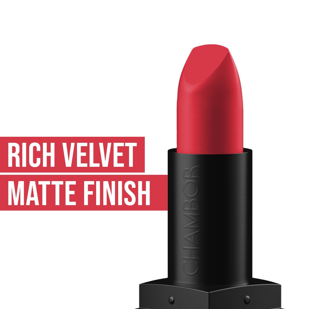 Chambor Matte Lipstick, Matte Finish, 4.5 g - Matte Magnolia