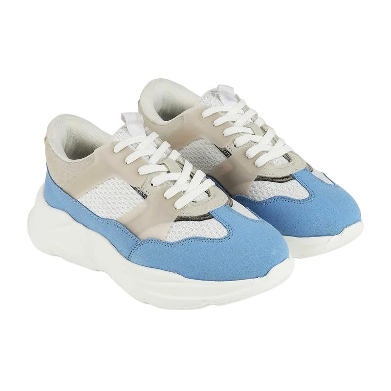 tresmode JA Blue Women's Sneakers in Size 5 UK / 38 EU