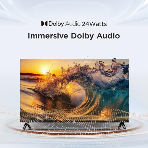 TCL 80 cms (32 inches) V5C Series Full HD Smart QLED TV Google TV 32V5C (2025 New Model)