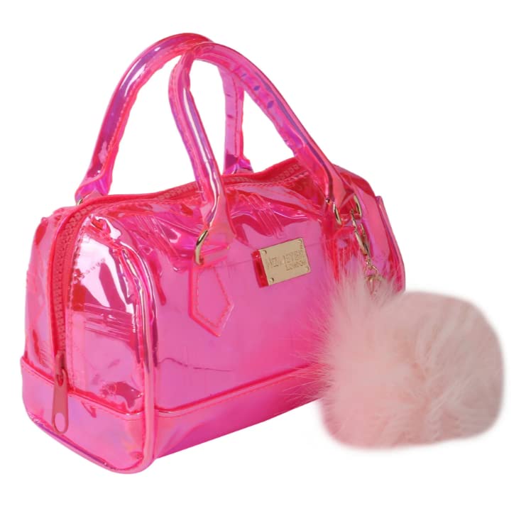 Hamster London Raver Sling Bag for Gym I Duffle Sling Bag for Women I Travel Sling Bag for Women Stylish (Pink, Size:18cm x10cm x16cm)