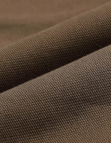 Arrow Sports Men's Brown Solid Mid Rise Cotton Button Regular Fit Flat Front Slant Pocket Trousers (ASAJTR2538_Brown_30)