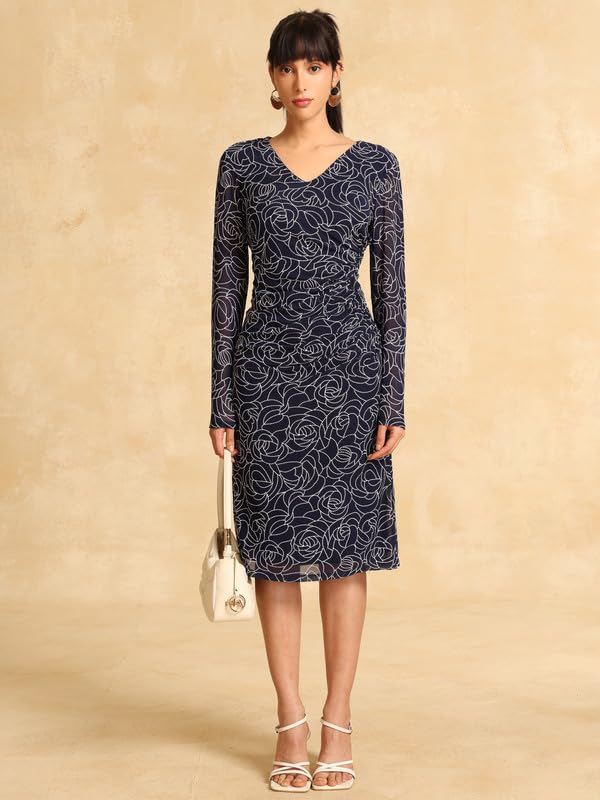 Kazo Wendy Midi Dress Blue