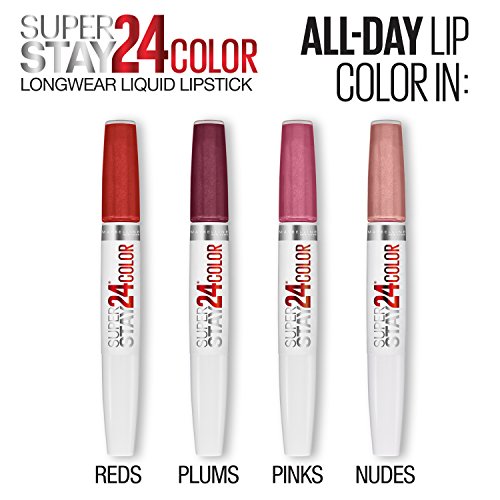 Maybelline New York Superstay 24, 2-Step Matte Lip colour, Perpetual Plum 055