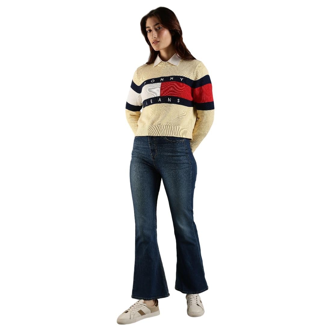 Tommy Hilfiger Relaxed Fit Cotton Crew Neck Sweater