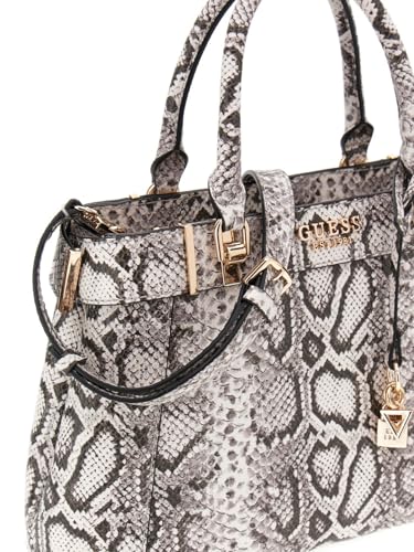 GUESS Natural Printed Anadela 3 Comp Satchel Bag