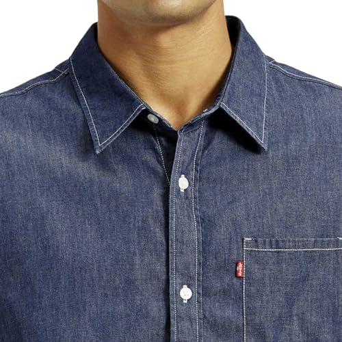 Levi's Men's Loose Fit Shirt (0056X-0000_Blue