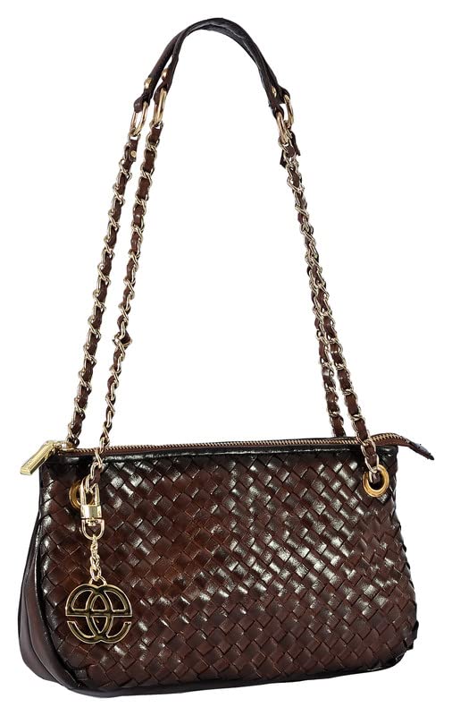 eske Women's Western (Dark Tan Hand-Stitched Braided)