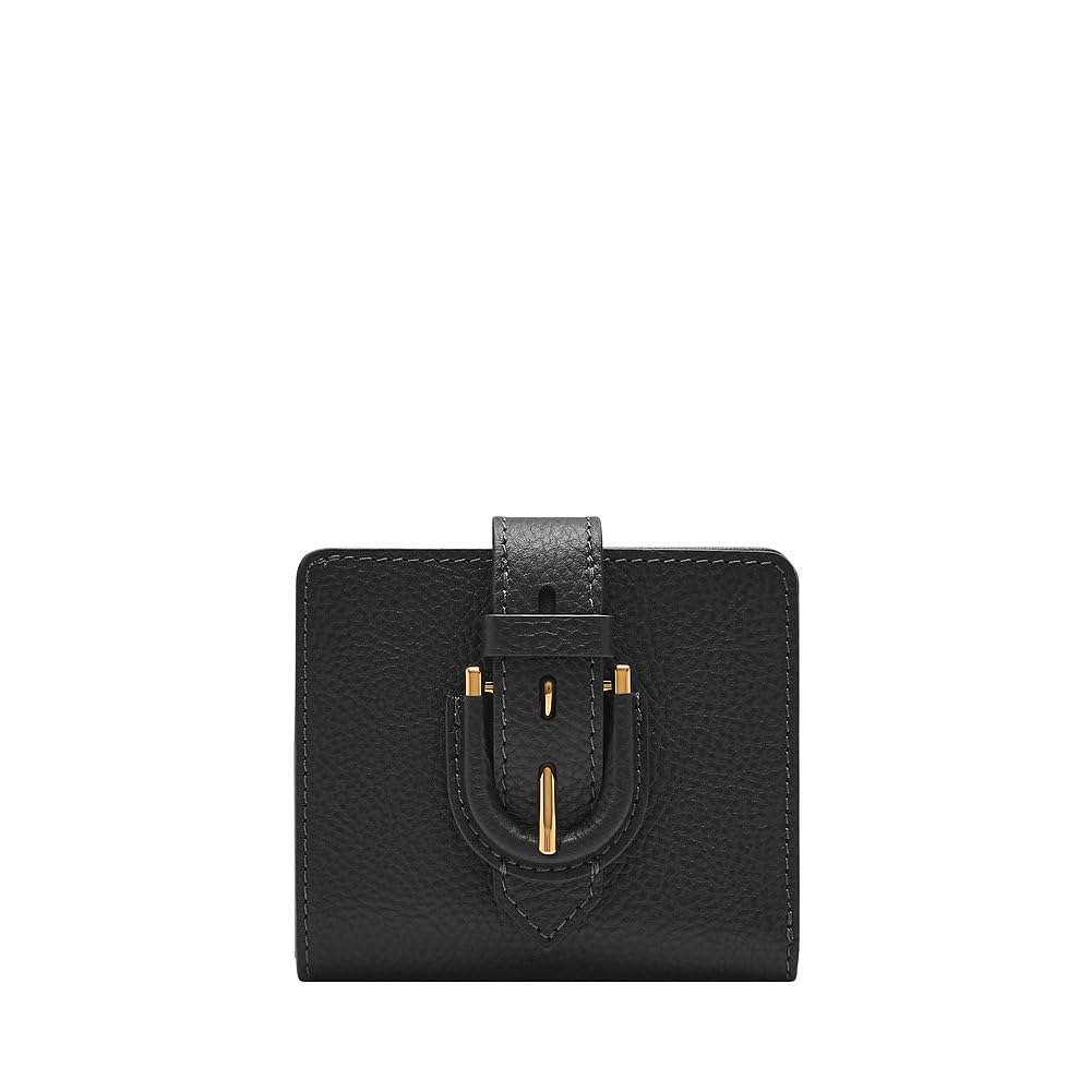 Fossil Women Leather Harwell Black Wallet Sl10029001