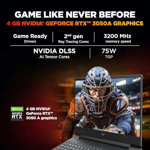 HP Victus, Intel Core 5 210H, 4GB RTX 3050 A (24GB DDR5, 512GB SSD) FHD, 144Hz, 300 nits, IPS, 15.6''/39.6 cm, Win11, M365* Office24, Mica Silver, 2.29kg, fa2500TX, Backlit, Gaming Laptop