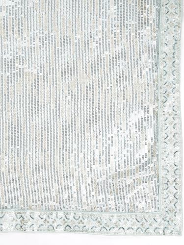 Kalyan Silks Sky Blue Sequence Work Fancy Saree