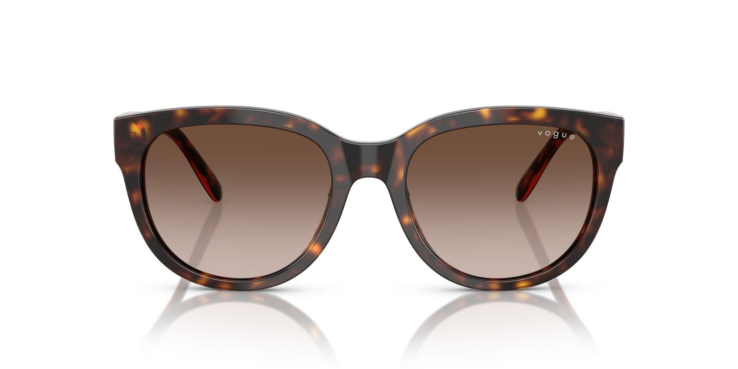 VOGUE EYEWEAR Women Gradient Brown Lens Pillow Sunglasses - 0VO5592SIW6561354