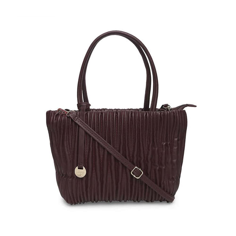 Caprese Women's Faux Leather Dasha Medium Messenger Bag (Dark Brown)