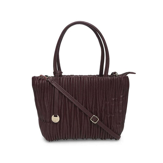 Caprese Women's Faux Leather Dasha Medium Messenger Bag (Dark Brown)