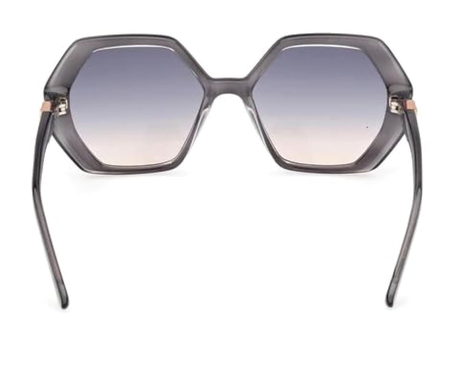 GUESS Grey Women's Hexagonal Polarized Sunglasses Gu7879 20W, Free Size
