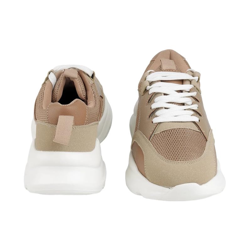tresmode Nordi Khaki Women's Sneakers in Size 6 UK / 39 EU