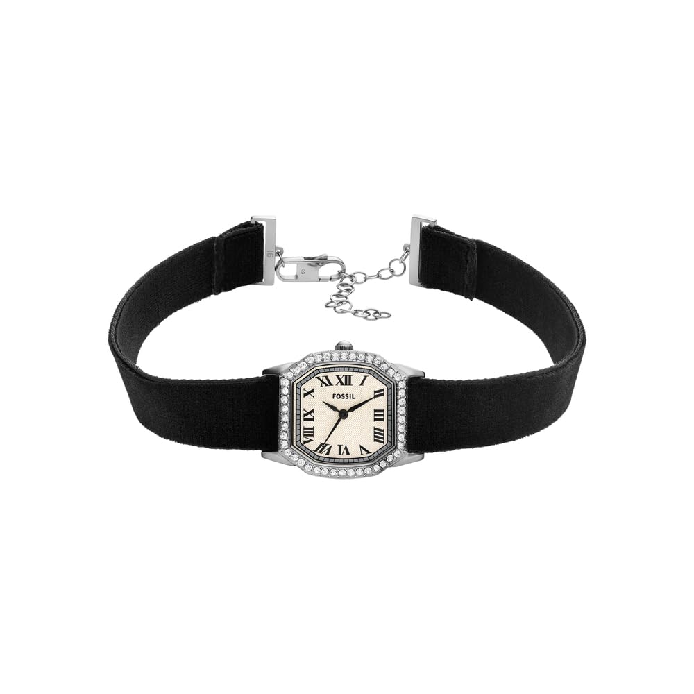 Fossil Harlow Black Quartz Fabric Watch ES5391