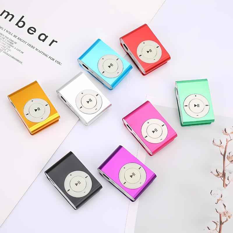 Elevea 𝟏𝟓 𝐘𝐄𝐀𝐑𝐒 𝐖𝐀𝐑𝐑𝐀𝐍𝐓𝐘 MiniMP3 Musicwith Earphones, Lossless SoundBack Clip MP3 Player, Expandable Storage, Long Battery Life Memory Card not included