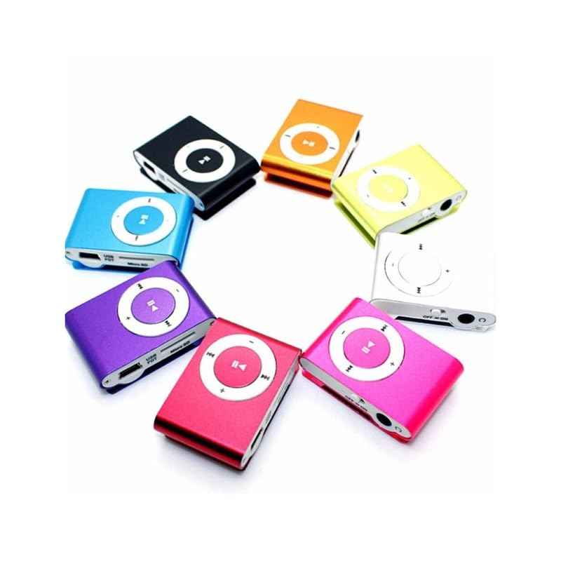 Drumstone (Special with 10 Years Warranty) New Portable Mini Mp3 Music Player, Supports Up to 32GBSD Card (Silver) Card not Included