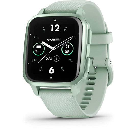 Garmin Venu Sq 2, GPS Smartwatch with Bright Touchscreen Display, Up to 6 Days of Battery Life, Metallic Mint