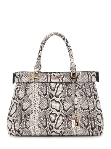 GUESS Natural Printed Anadela 3 Comp Satchel Bag