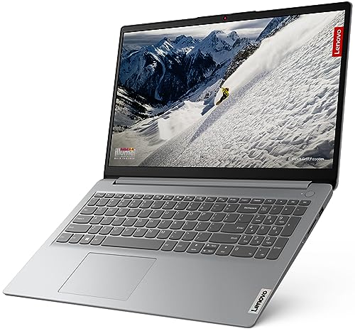 Lenovo IdeaPad Slim 1, AMD Ryzen 5 5500U, 16GB RAM, 512GB SSD, HD, 15.6", Windows 11 Home, MS Office 21, Cloud Grey, 1.61Kg, 82R400ERIN, Integrated AMD Graphics, 1Yr ADP Free, Thin and Light Laptop