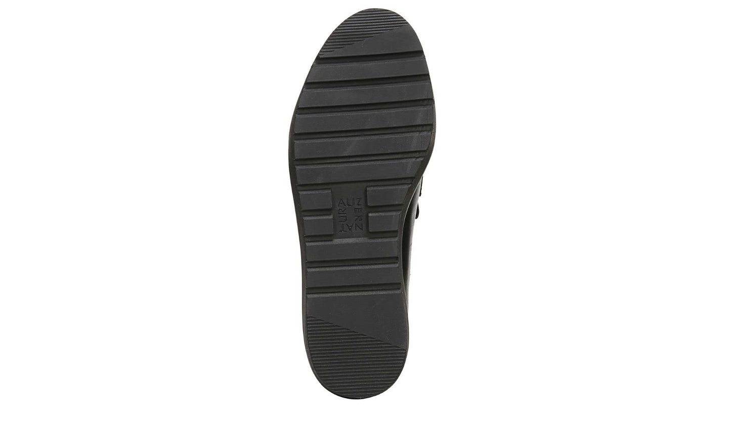 Naturalizer Women's Adiline Slip On/Loafer/Moc, Black Leather 7 M US