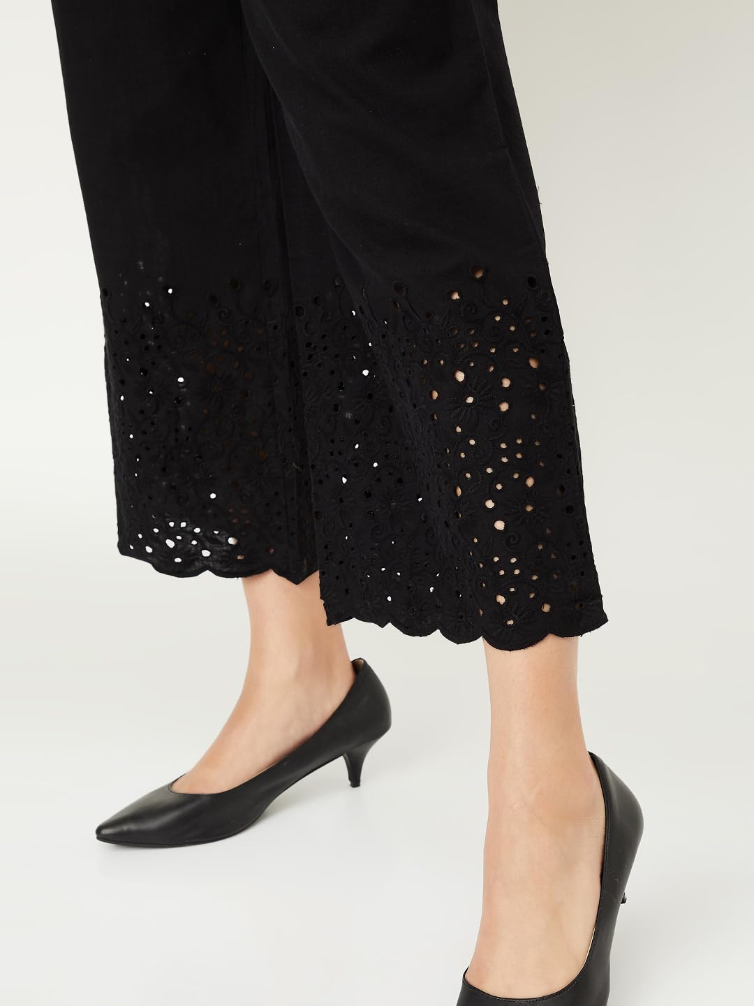 Max Women's Regular Pants (VKFBSP25SY_Black