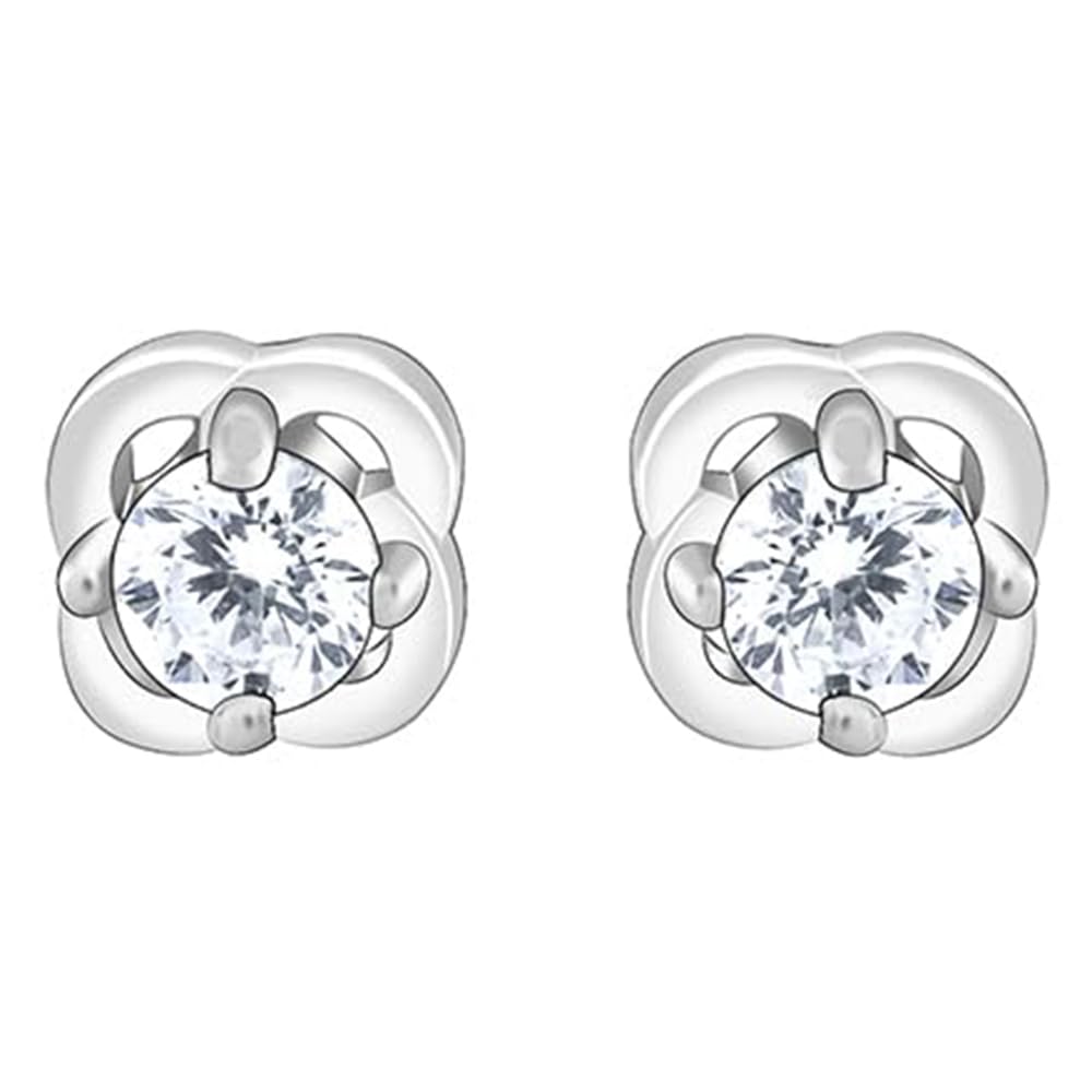 GIVA 925 Silver Bloomfire Zirconia Earrings| Drops to Gift Women & Girls | With Certificate of Authenticity and 925 Stamp | 6 Months Warranty