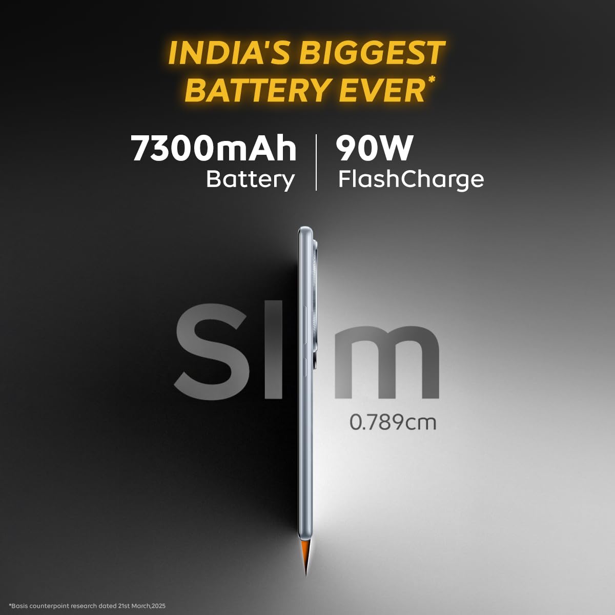 iQOO Z10 5G (Silver, 8GB RAM, 128GB Stroage) | India's Biggest Ever 7300 mAh Battery | Snapdragon 7s Gen 3 Processor | Brightest Quad Curved AMOLED Display in The Segment