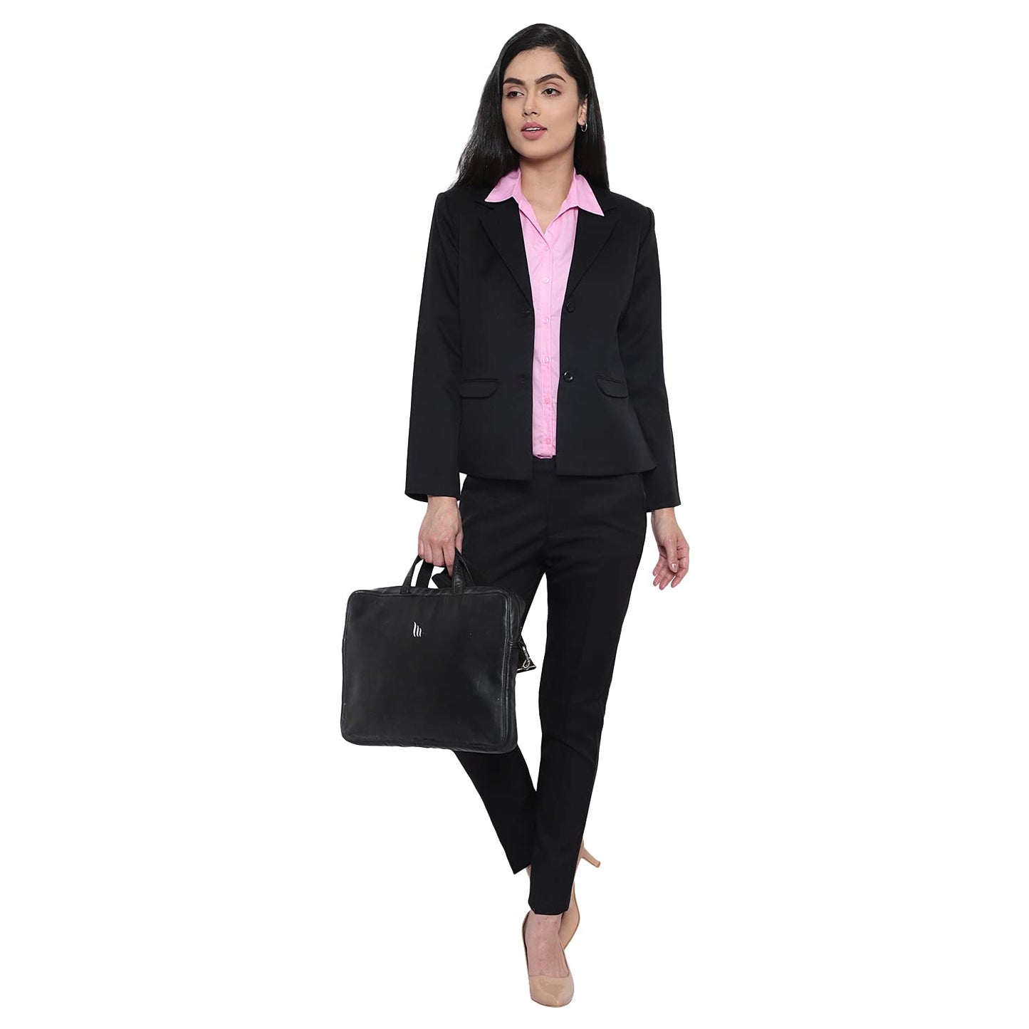Blue Ronin Women's Regular Fit Stylish Formal Casual Blazer(Black_3XL