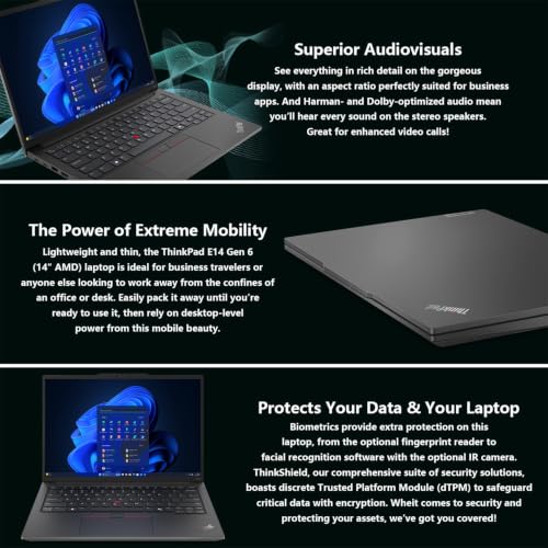 Lenovo ThinkPad E14 14" FHD+ AMD Ryzen 7 250 AI Business Laptop