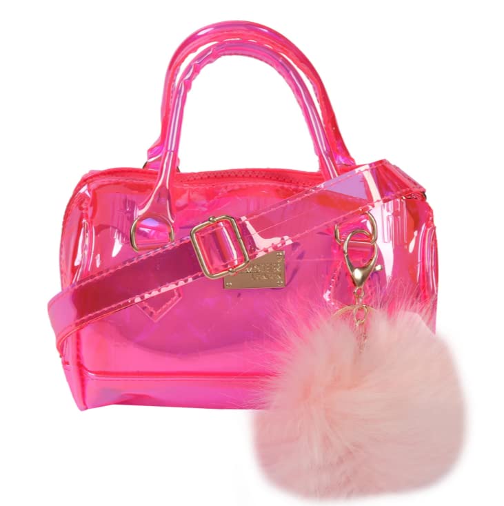 Hamster London Raver Sling Bag for Gym I Duffle Sling Bag for Women I Travel Sling Bag for Women Stylish (Pink, Size:18cm x10cm x16cm)