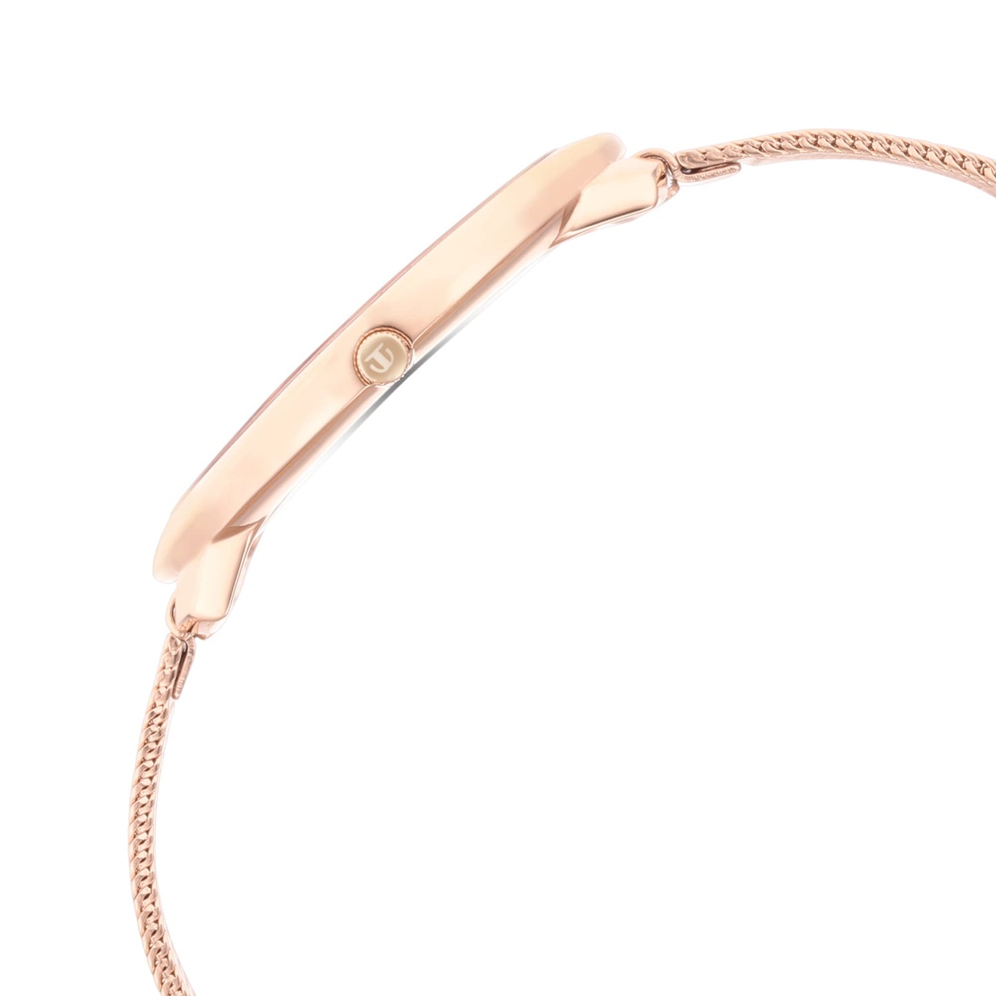 Titan Ladies Edge Dec’21 Analog Rose Gold Dial Women's Watch-2677WM01