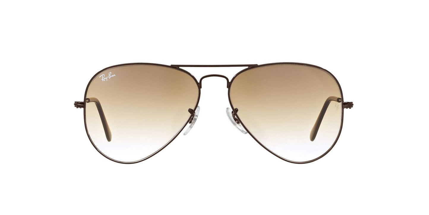 Ray-Ban Men Gradient Brown Lens Pilot Sunglasses - 0RB3025I014/5158