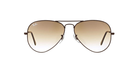 Ray-Ban Men Gradient Brown Lens Pilot Sunglasses - 0RB3025I014/5158