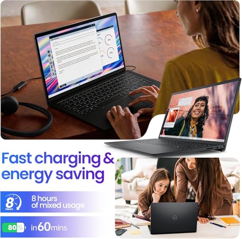 Dell 15.6" Touchscreen Business Laptop Computer, 13th Gen Intel Core i5 (Beat i7-1250U), 8GB DDR5 RAM, 256GB SSD, WI-FI 6, Long Battery Life, Windows 11