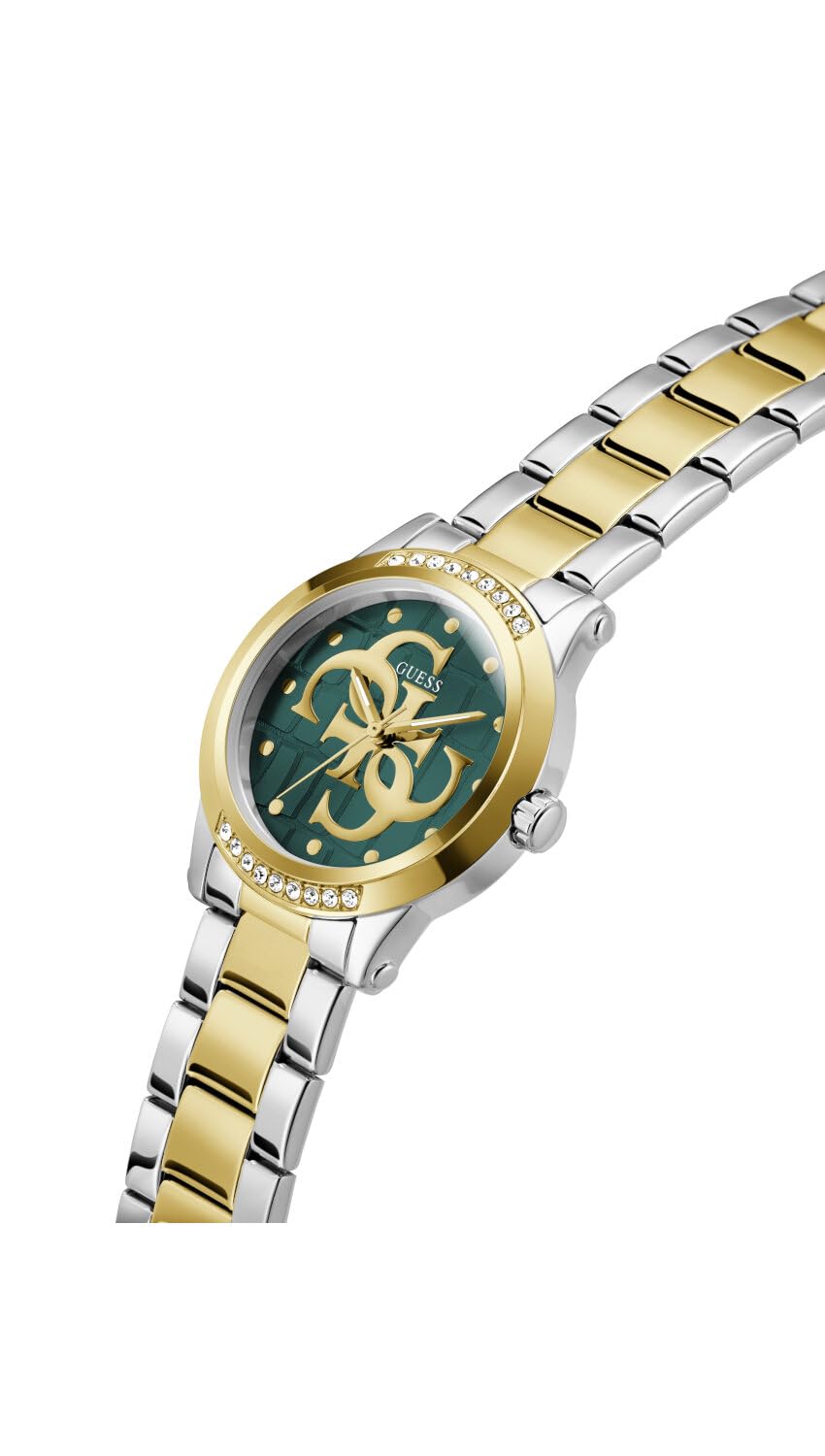 GUESS Analog Green Dial Women's Watch-GW0861L4