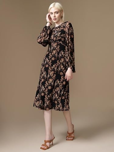 Kazo Dottie 2 Midi Dress (Black_M)