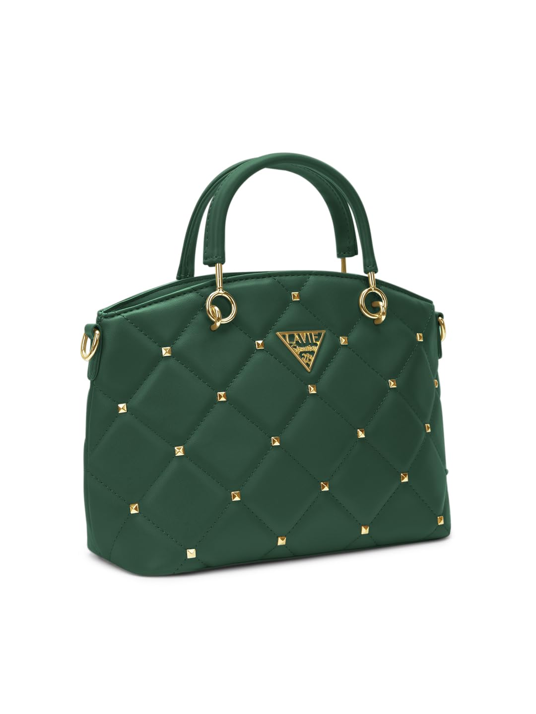 Lavie Signature Women's Stud Lima Satchel Handbag | Satchel Bag for Work | Ladies purse | Stylish Shoulder Bag | Gift For Women