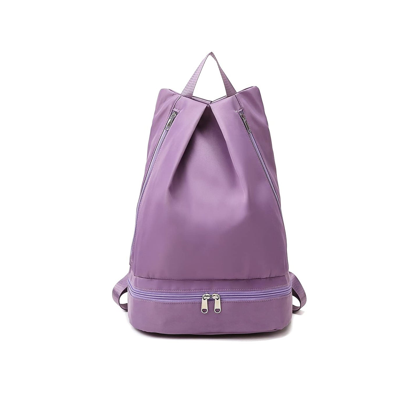 ZARUFT Backpack. Women Oxford Cloth Solid Color Waterproof Shoulder Bag ，Backpack Ladies Swimming Fitness Large Capacity Handbags Knapsack (Color : Hortel�)