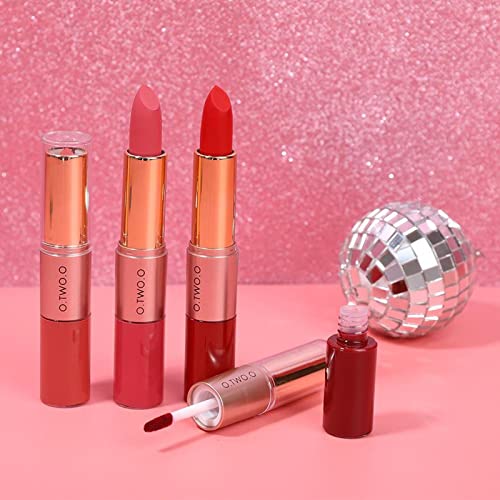 Merishopp 0.35 fl Oz Velvet Matte Liquid Lipstick Not Fade + Lip Gloss 01 |Health & Beauty | Makeup | Lips | Lipstick