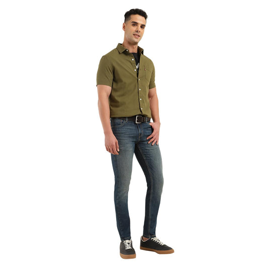 Levi's Men's Tapered Mid Rise Jeans (A7086-0090_Navy, 34