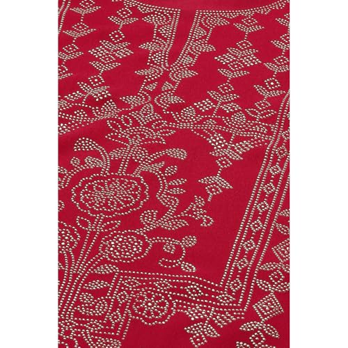 Rangriti Women Polyester Printed Suit Set (RSKASSORTED17094AW22PNK_Pink