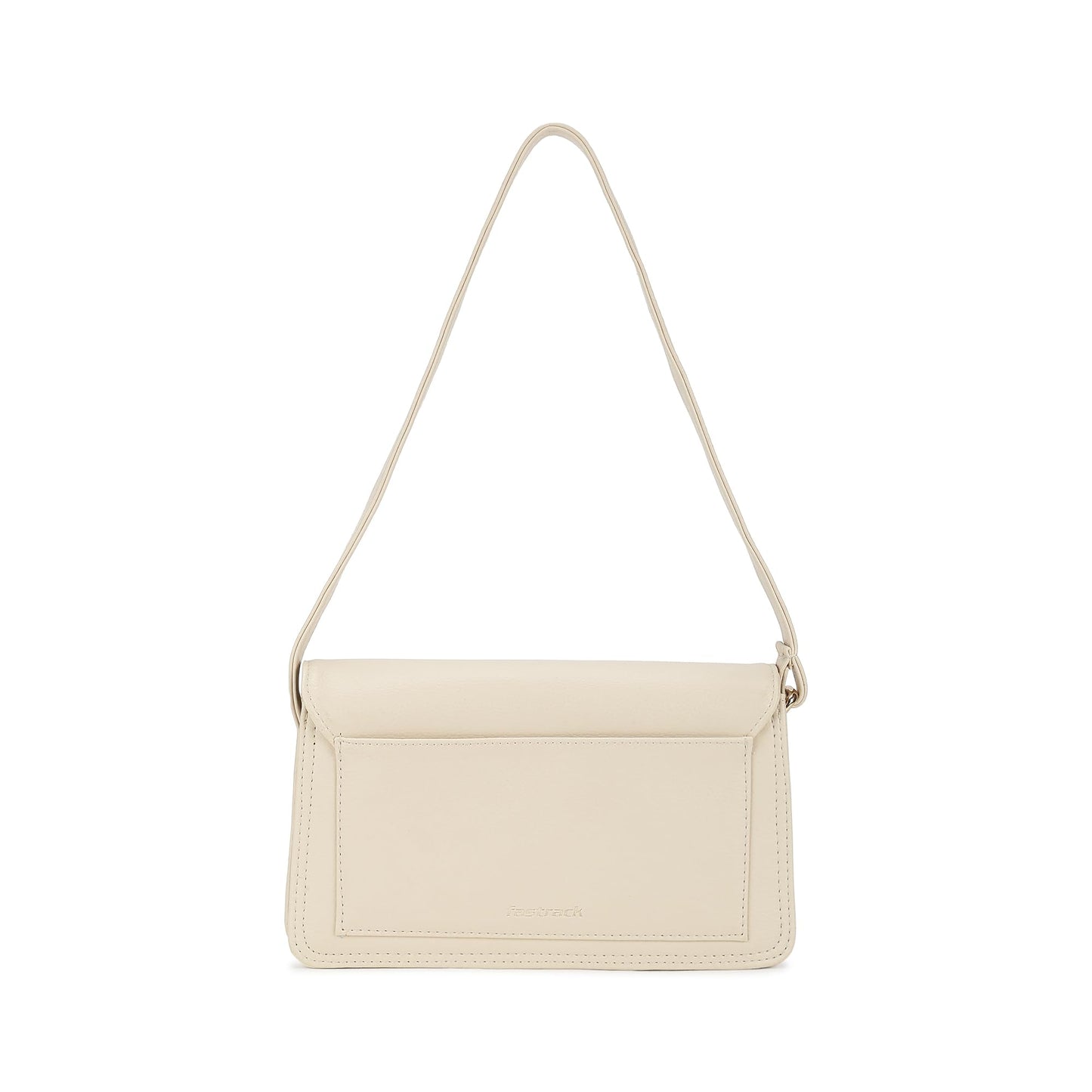 Fastrack Grey flex Shoulder Bag | Faux-Leather Women’s bag | Shoulder Bag for Casual Carry