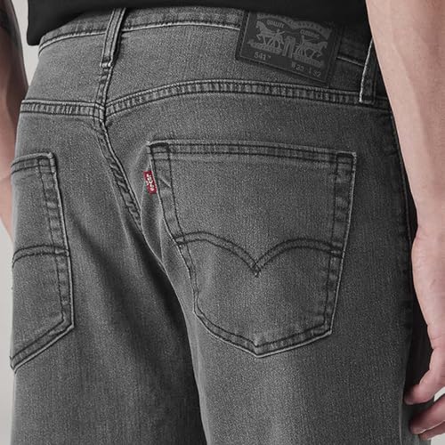 Levi's Men's 541 Grey Tapered Fit Mid-Rise Jeans