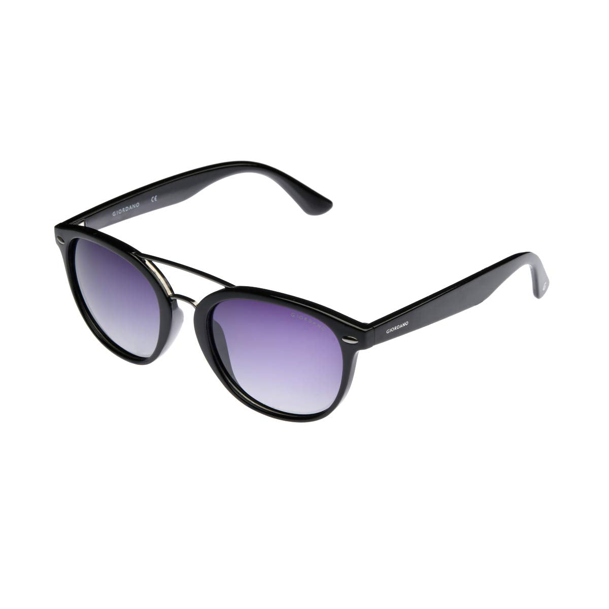 Giordano UV Protected Oval Women's Sunglasses - (GA90189C90|50|Grey Color Lens)