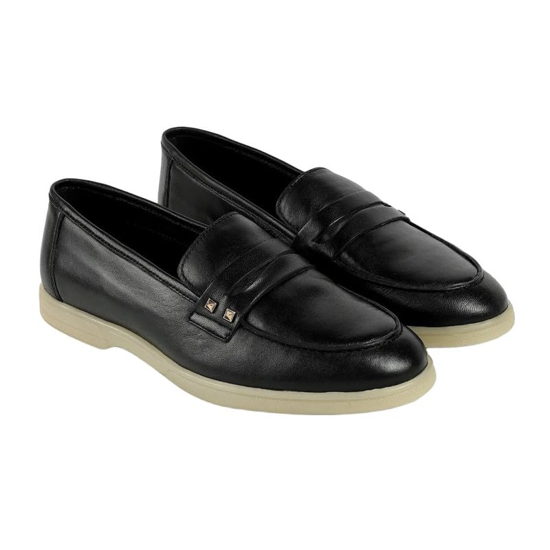 tresmode ANSHI Beige Women's Casual Loafers in Size 6 UK / 39 EU