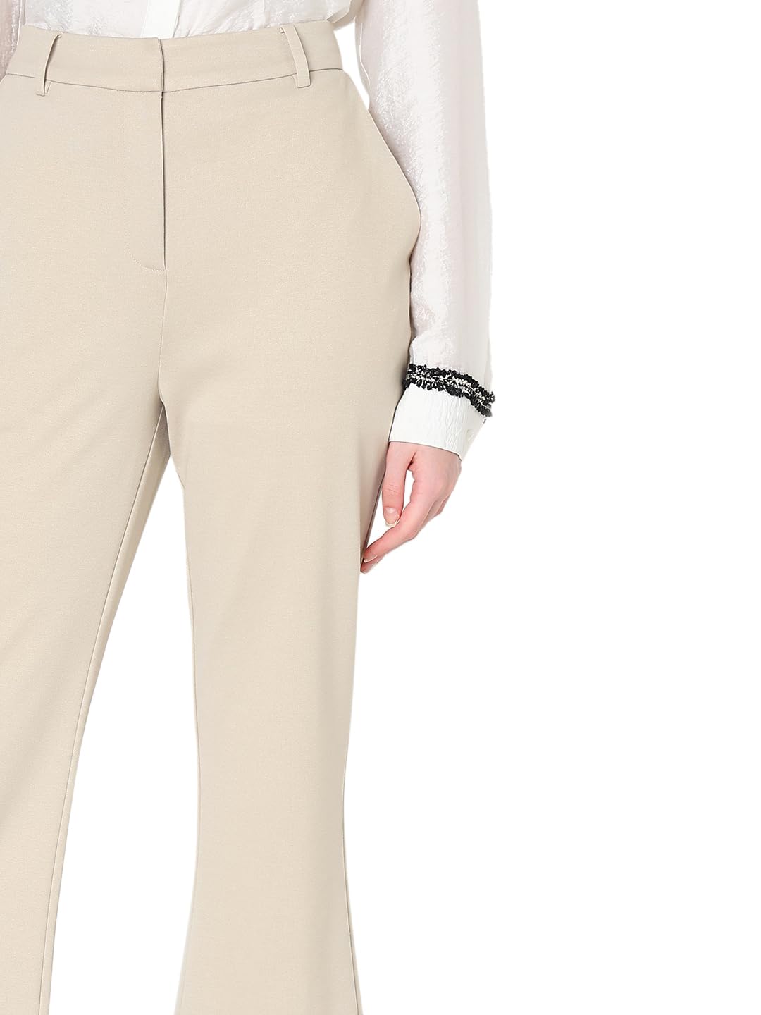 Vero Moda Women's Relaxed Pants (9006993- Oatmeal